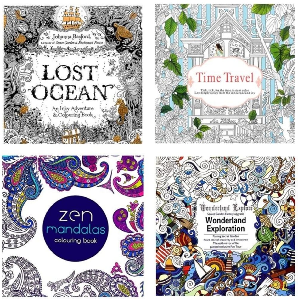 B 2390. Adult and Kids Colouring Book.