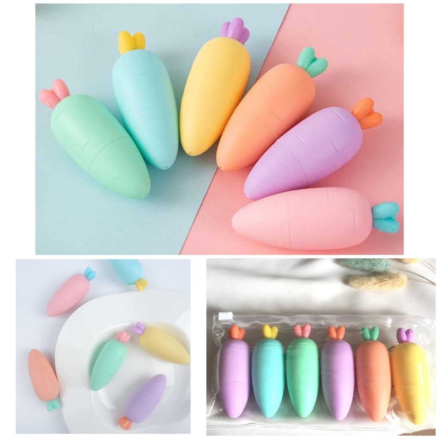 B 3706. Carrot Shape Highlighters.