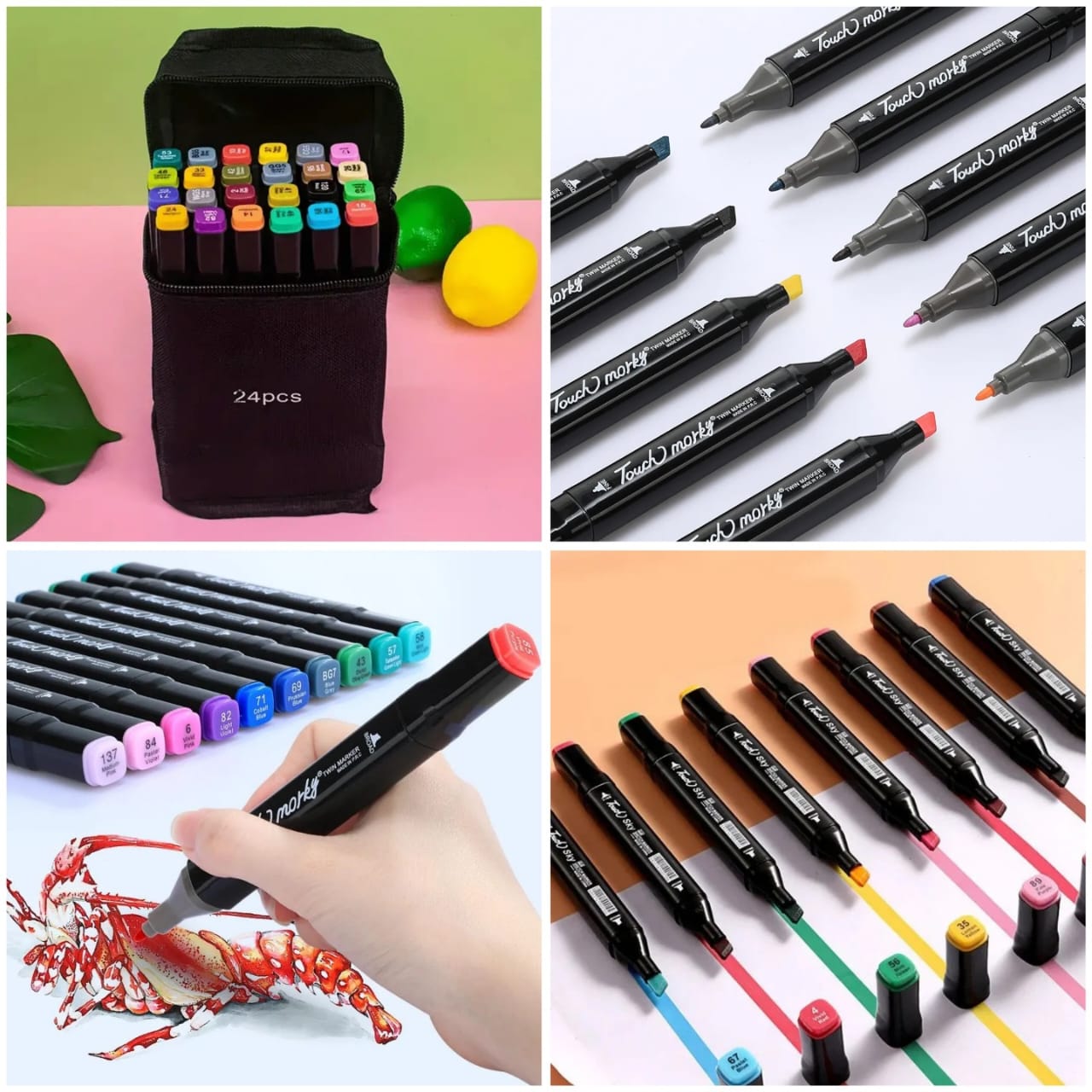 B 4902. Art Markers 24pc