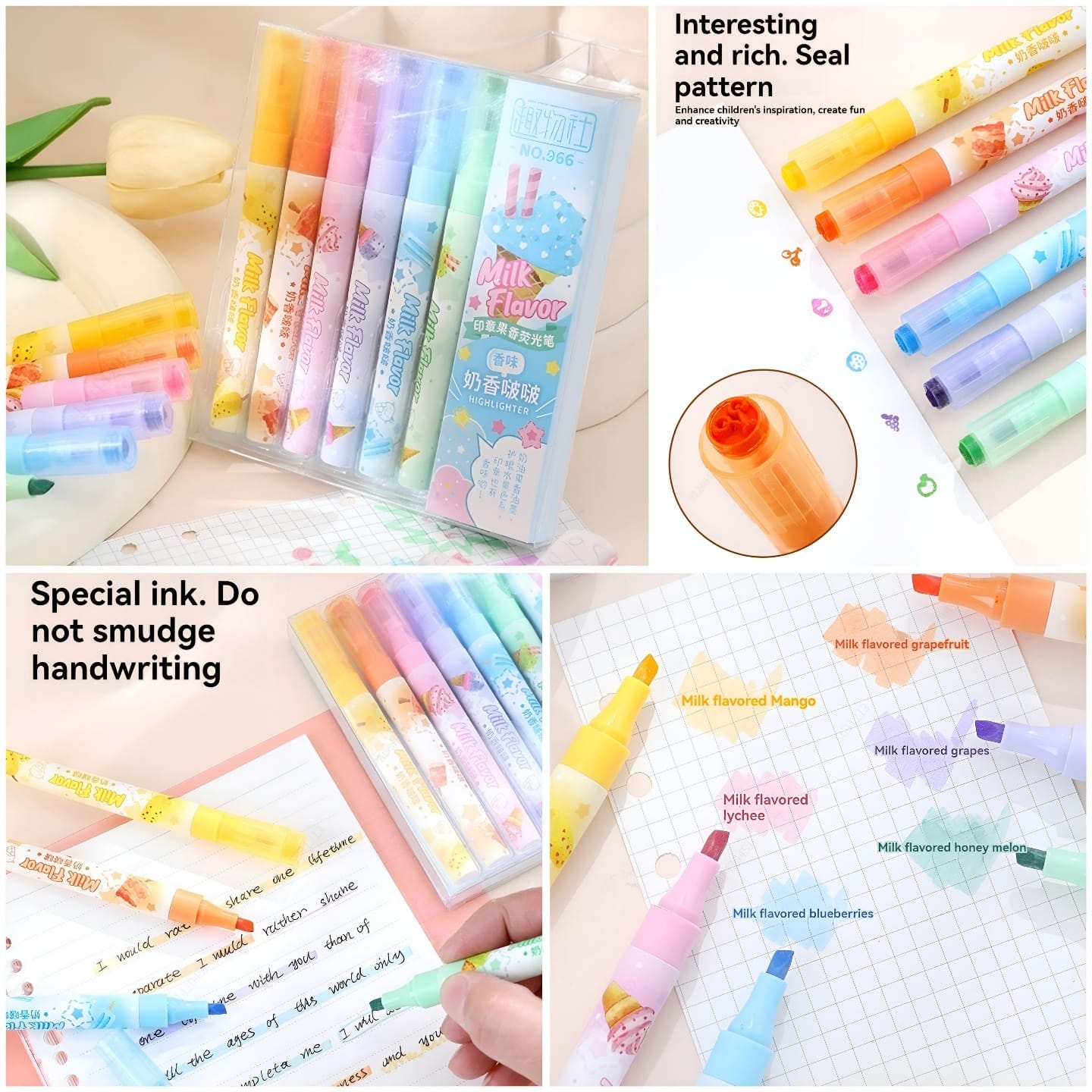 B 5810. Milky Highlighters.